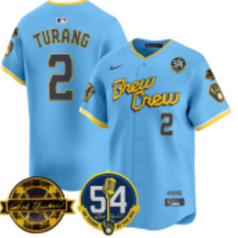 Youth Milwaukee Brewers #2 Turange Blue Nike 2026 World Series jersey 1021014->youth mlb jersey->Youth Jersey